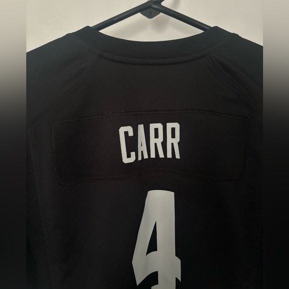 Las Vegas Raiders Derek Carr On Field Woman’s Jersey Size Large * By Nike - Picture 9 of 10
